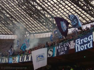 trybuna ultras Napoli