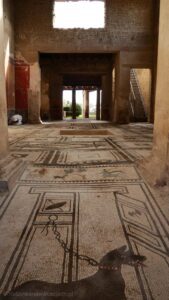 mozaikowe podłogi w POmpejach