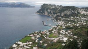 widok z góry na Capri