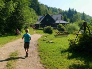 Szlak Szczawnica - Wodospad Zaskalnik