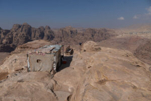 Widok z góry na Petrę