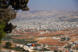 Panorama z drogi pomiędzy Ammanem i As Salt