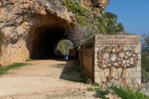 Rezerwat Zingaro, tunel
