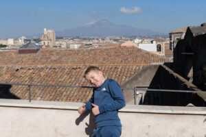 Panorama na Etnę, Katania