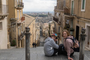 Schody Santa María del Monte w Caltagirone