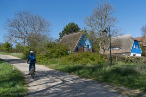 Niebieskie domy na Hiddensee