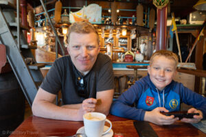 Czekając na obiad w Pension & Gaststätte Zur Boje na Hiddensee