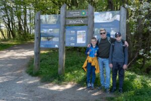 Na początku szlaku w Parku Narodowym Jasmund