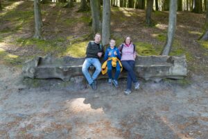 Chwila wypoczynku w lesie