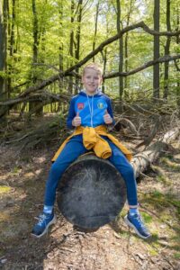 W bukowym lesie w Parku Narodowym Jasmund