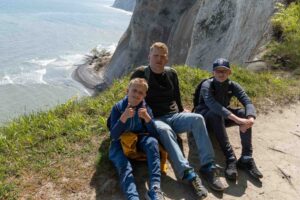 Widok na klify kredowe