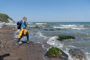 Na plaży w Parku Narodowym Jasmund