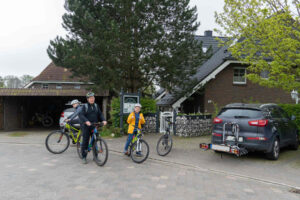 Początek wycieczki rowerowej