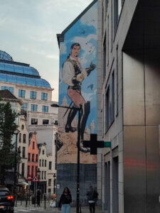 Mural w Brukseli