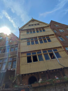 Jedyny drewniany dom w Gandawie