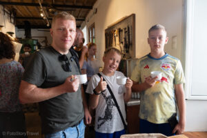 Degustacja herbaty w fabryce Cha Gorreana