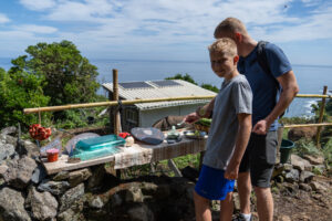 Poczęstunek na trasie trekkingu