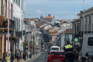 Ulica Rua da Sé w Angra do Heroismo