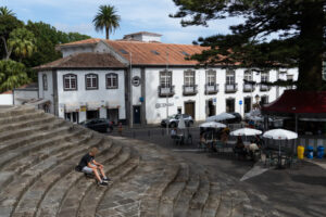 Schody przed kościołem de Nossa Senhora do Carmo