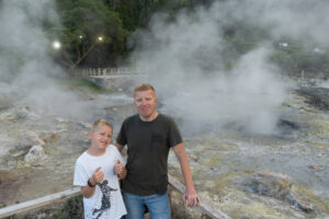 Obszar geotermalny koło Lagoa das Furnas