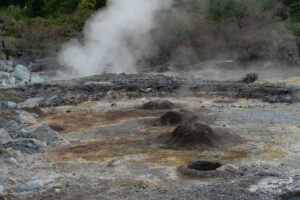 Obszar geotermalny koło Lagoa das Furnas
